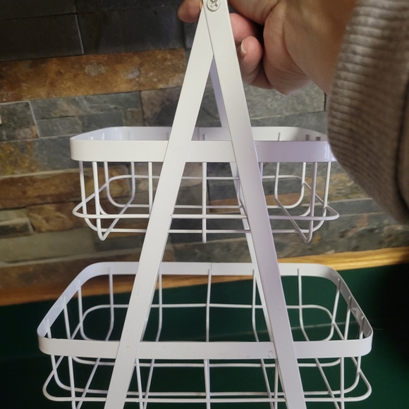 Cute Farmhouse Tiered Basket 😍 C1 - Picture 11 of 12